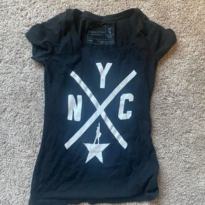 Black Hamilton Tee NYC Broadway Edition